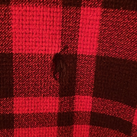 Polo Ralph Lauren Black Red Plaid Sweater XL Mens - Picture 2 of 6